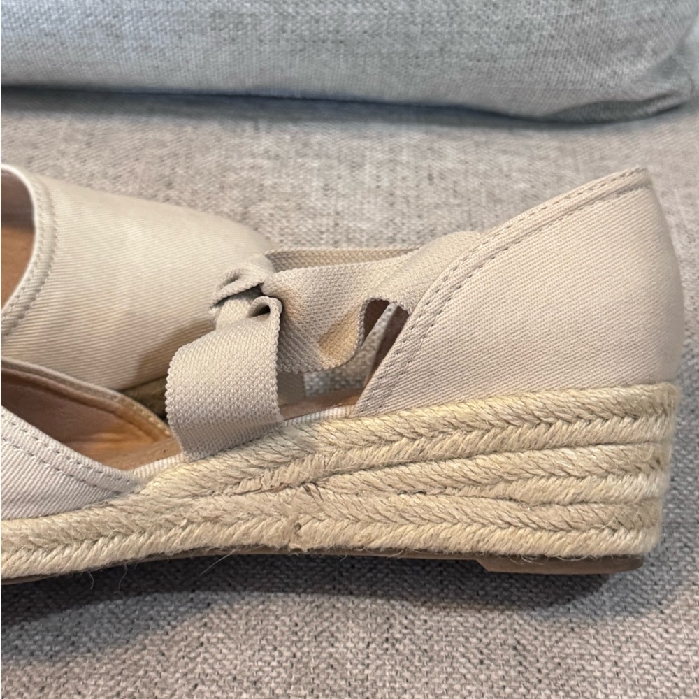 Life Stride Velocity Kascade Cream Espadrilles Wedge with Bow Detail sz 10 - Picture 14 of 15